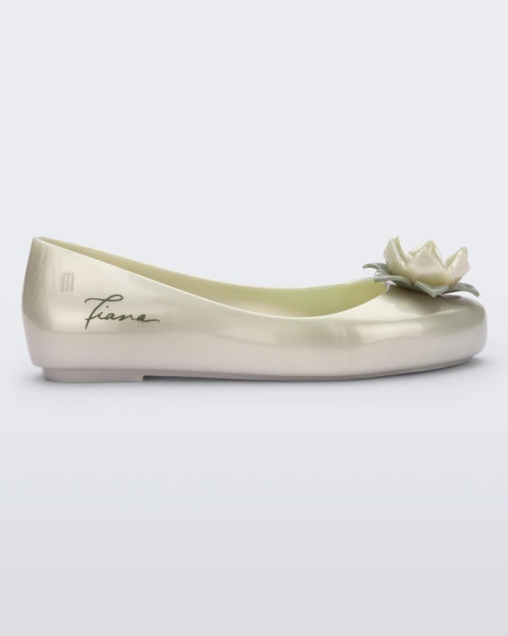 Mini Melissa Sweet Love Disney Princess Flat-Kids Green