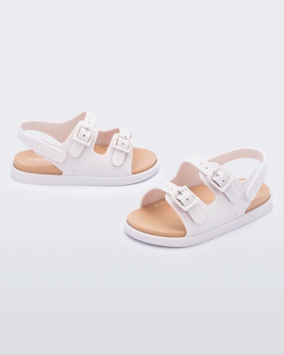 Mini Melissa Wide Sandal-Baby Beige