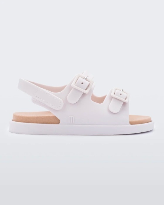 Mini Melissa Wide Sandal-Baby Beige