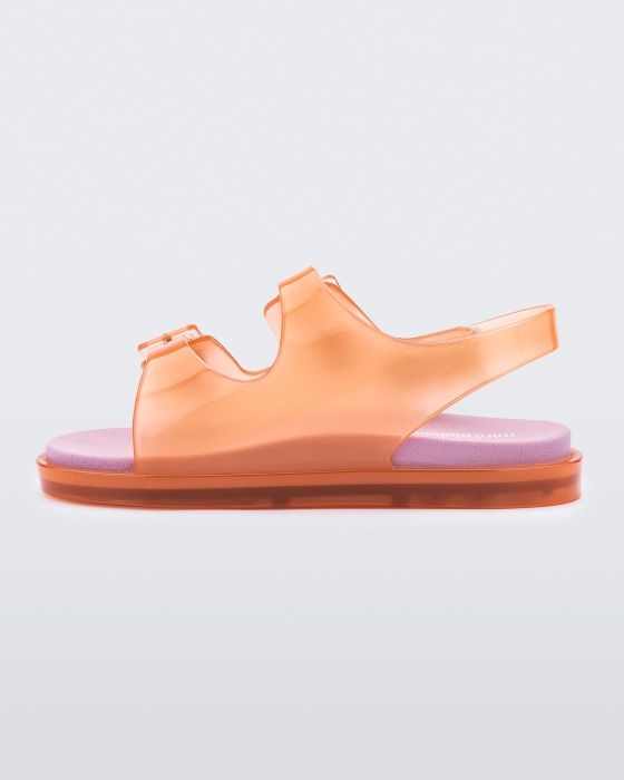 Mini Melissa Wide Sandal-Baby Orange-Pink