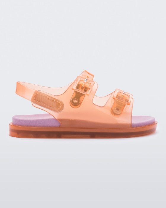 Mini Melissa Wide Sandal-Baby Orange-Pink