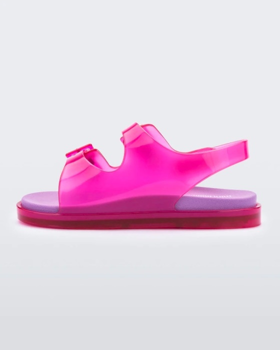 Mini Melissa Wide Sandal-Baby Pink-Lilac