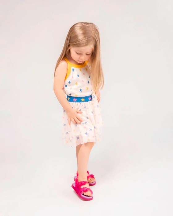 Mini Melissa Wide Sandal-Baby Pink-Lilac