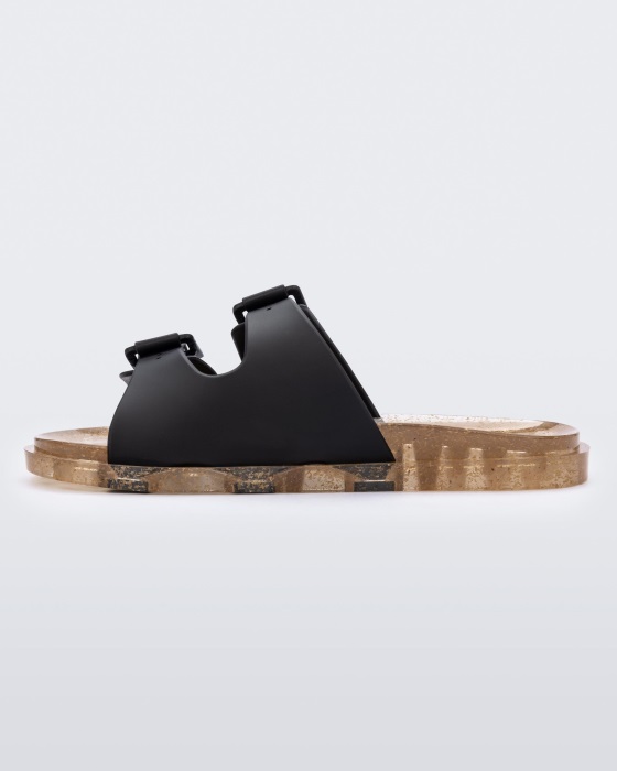 Mini Melissa Wide Sandal-Kids Black