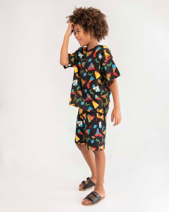 Mini Melissa Wide Sandal-Kids Black
