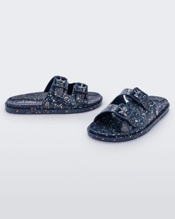 Mini Melissa Wide Sandal-Kids Blue