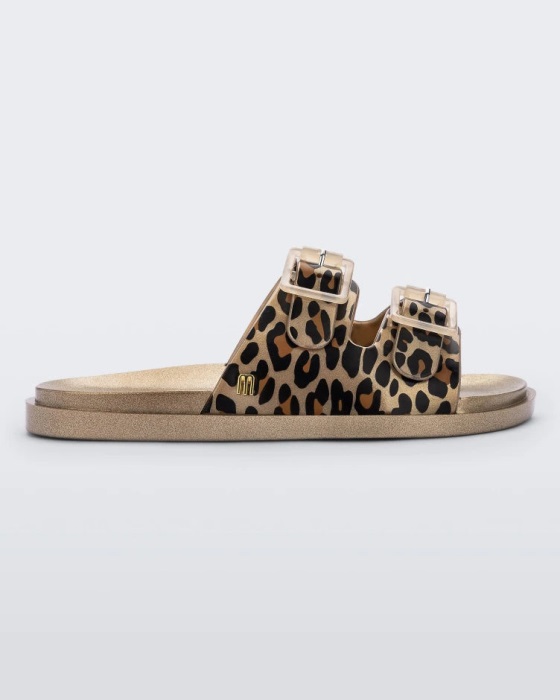 Mini Melissa Wide Sandal-Kids Gold