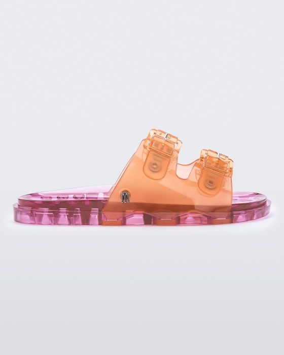 Mini Melissa Wide Sandal-Kids Orange