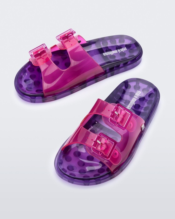 Mini Melissa Wide Sandal-Kids Pink