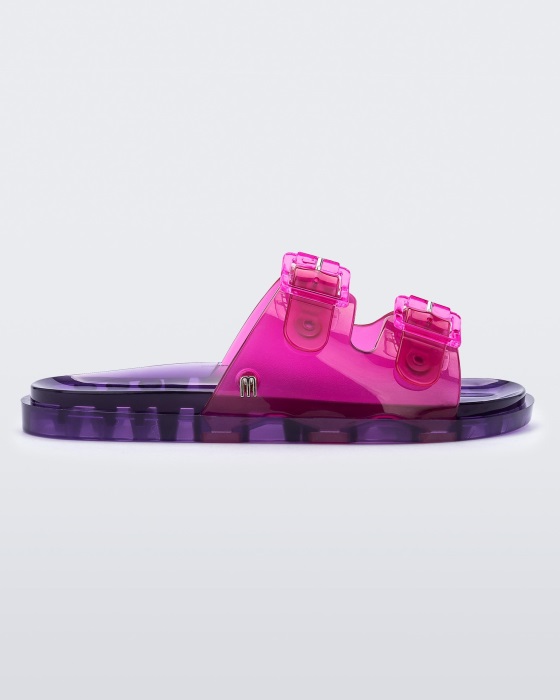 Mini Melissa Wide Sandal-Kids Pink