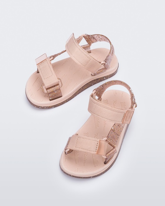 Pink Mini Melissa Papete Rider Sandal-Kids