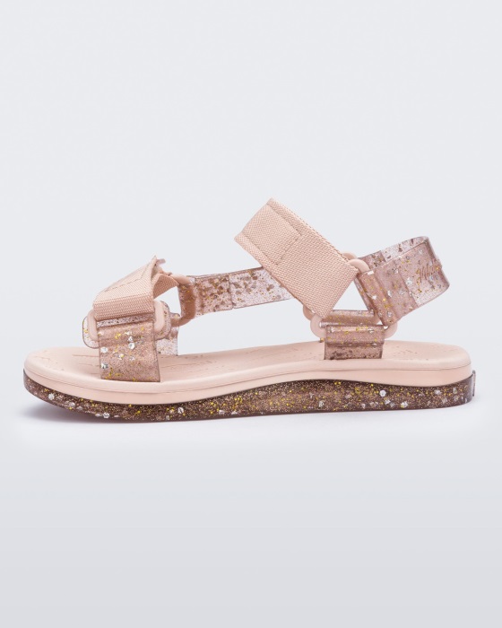 Pink Mini Melissa Papete Rider Sandal-Kids