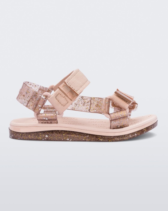 Pink Mini Melissa Papete Rider Sandal-Kids